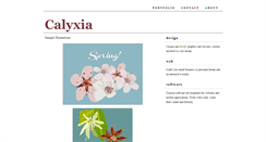 Desktop Screenshot of calyxiadesign.com